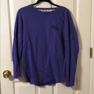Purple varsity long sleeve